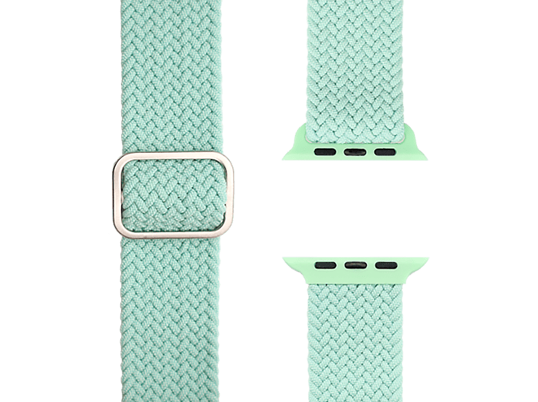 APFELBAND Geflochtenes Flex Loop / Ultra, | Ersatzarmband, Series 45mm, Apple, Ultra - und 44mm 1 | 42mm 2 Minzgrün Watch SE, 9, Series