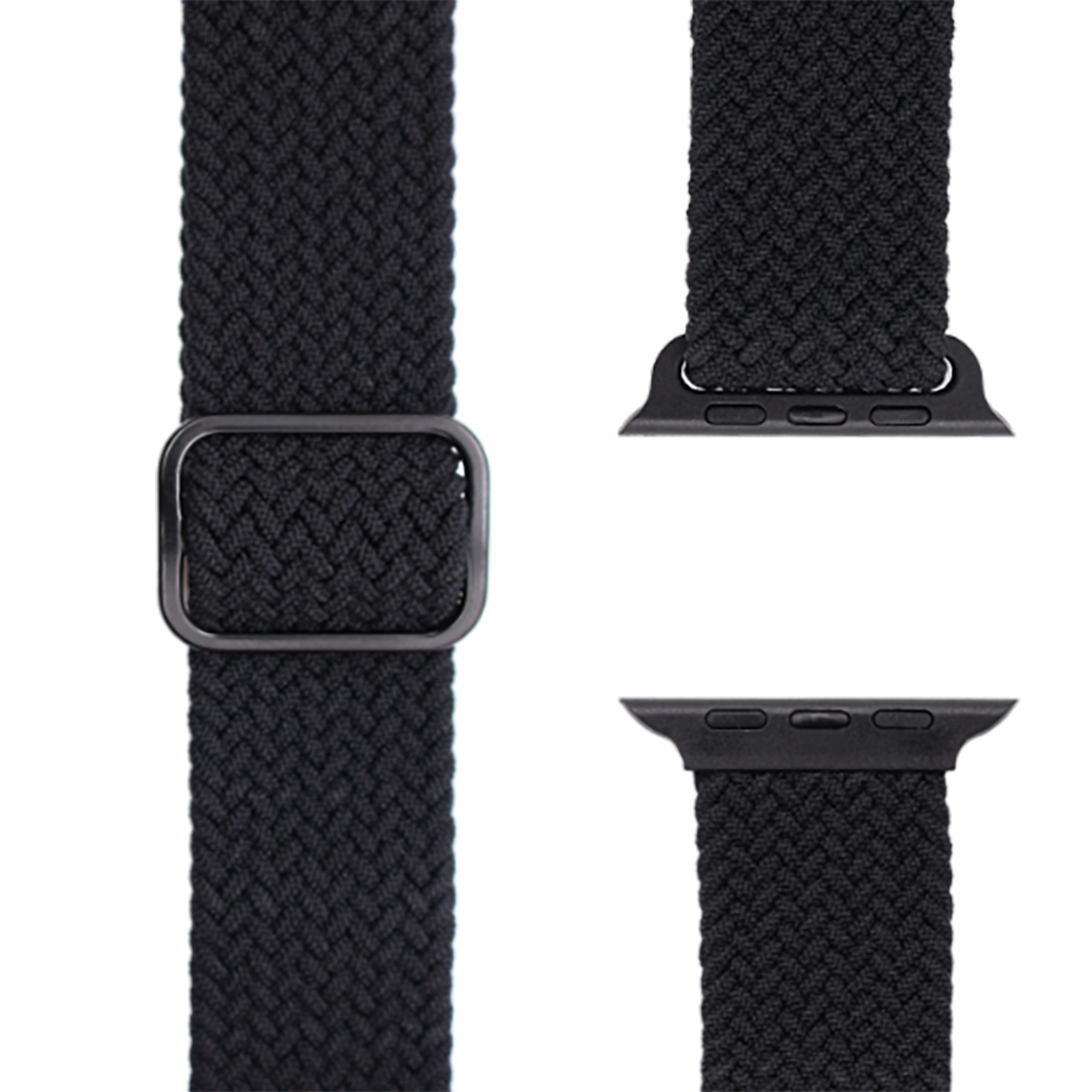 APFELBAND Geflochtenes Watch 9 | 40mm | Ersatzarmband, Series 38mm / Apple, Flex - 41mm, Schwarz SE, Series 1 und Loop