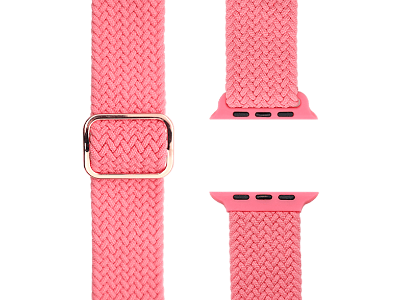 und 1 APFELBAND Watch | | 45mm, Korallenpink Series Apple, Flex Ersatzarmband, Geflochtenes 42mm SE, Series Loop 9, 44mm Ultra, - Ultra / 2