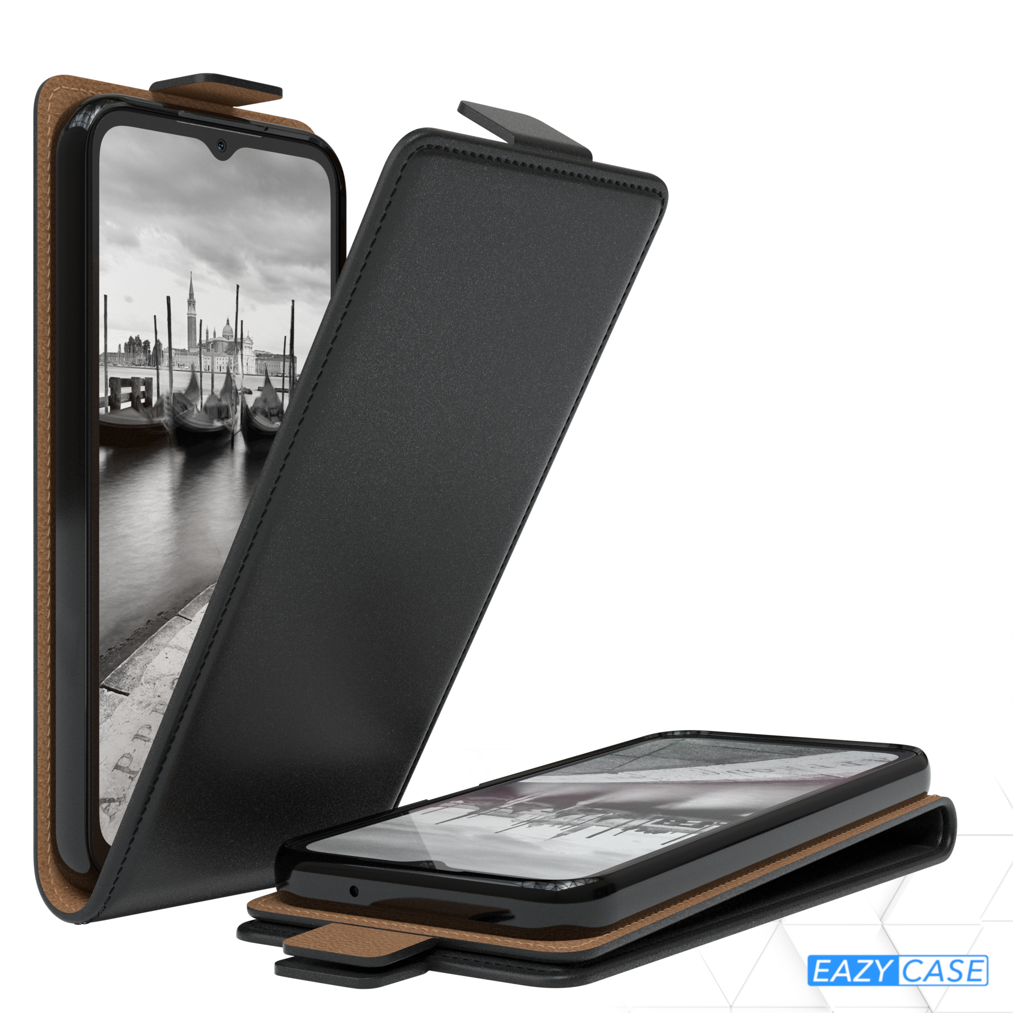 Galaxy Samsung, Flip 5G, Flipcase, Cover, EAZY Schwarz A14 CASE