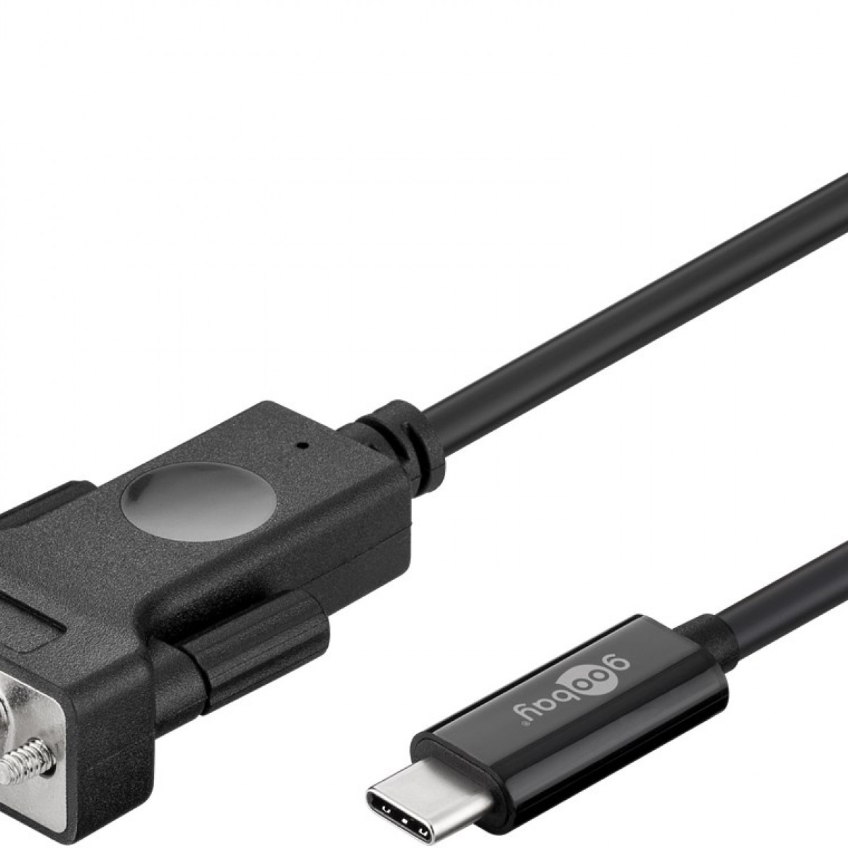 USB-C™-auf-VGA-Adapterkabel GOOBAY USB-C-Adapterkabel, Schwarz
