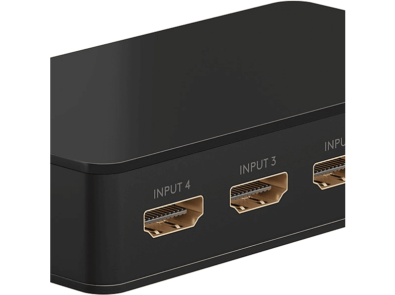 GOOBAY HDMI™-Umschaltbox 4 auf 1 (4K @ 60 Hz) HDMI-Umschaltbox