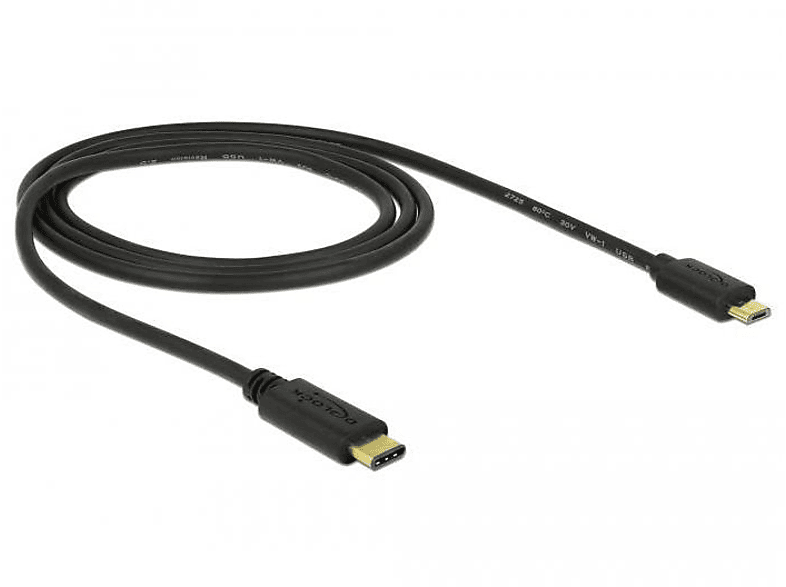Kabel, DELOCK Schwarz 83334 USB
