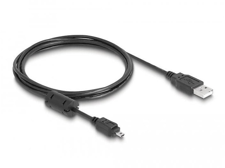 USB Schwarz Kabel, DELOCK 82414