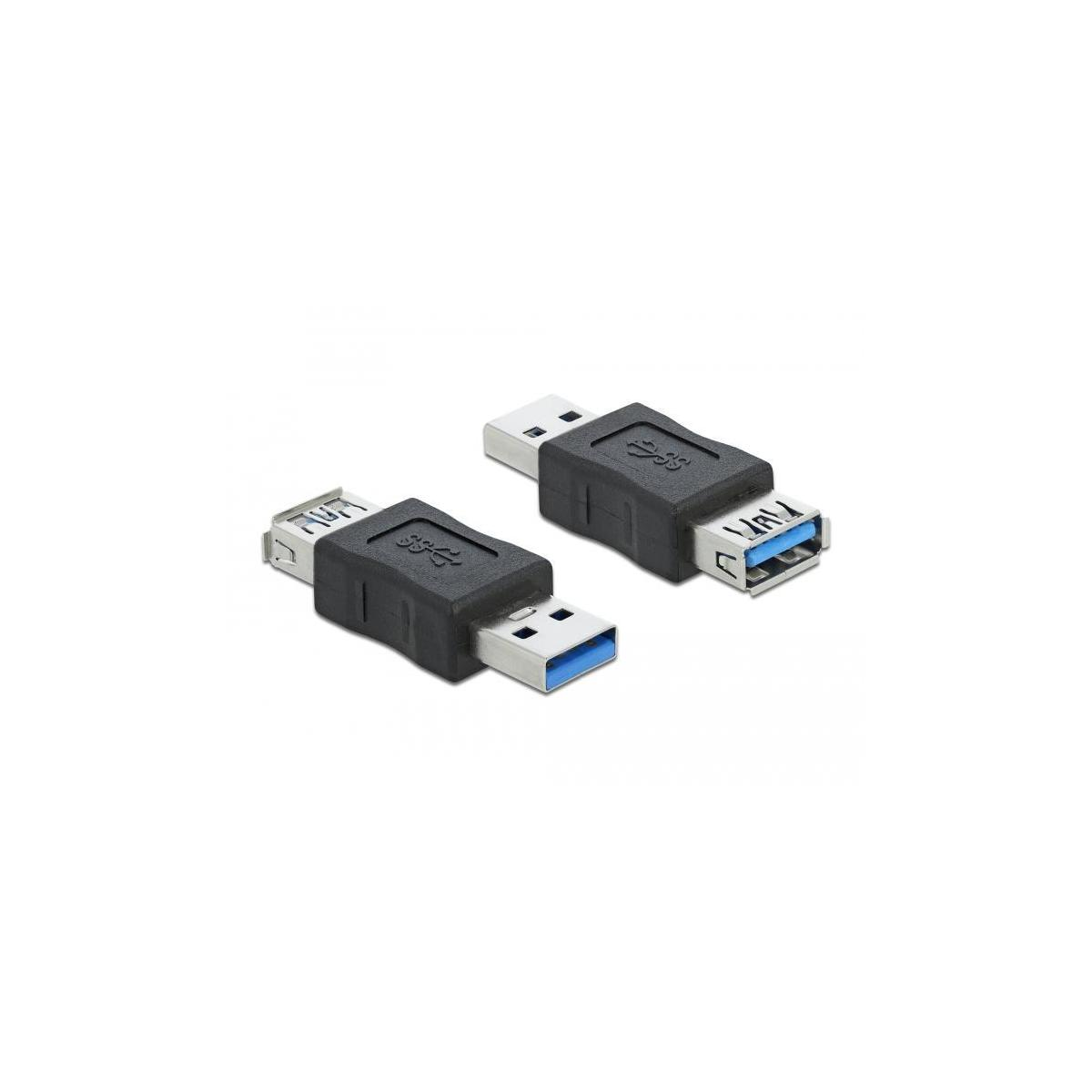 Zubehör Bu & & Adapter Typ-A zu DELOCK Adapter, Schwarz Peripheriegeräte Kabel USB ST DELOCK 3.0 Kabel