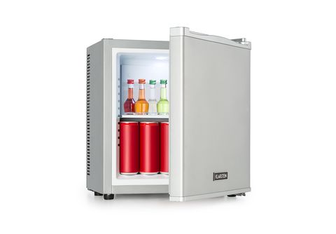 KLARSTEIN Secret Cool Mini-Kühlschrank (G, 30,8 cm hoch, Silber