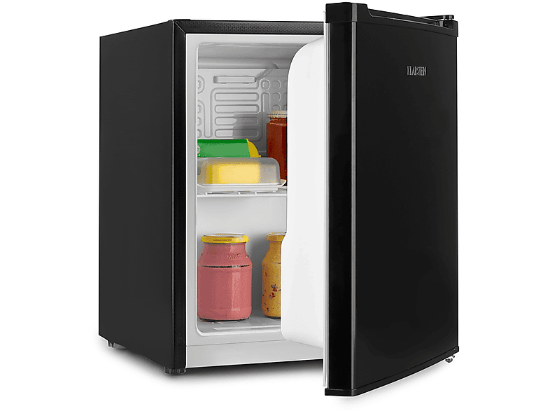 KLARSTEIN Scooby Mini-Kühlschrank (E, 47,50 cm hoch, Schwarz)