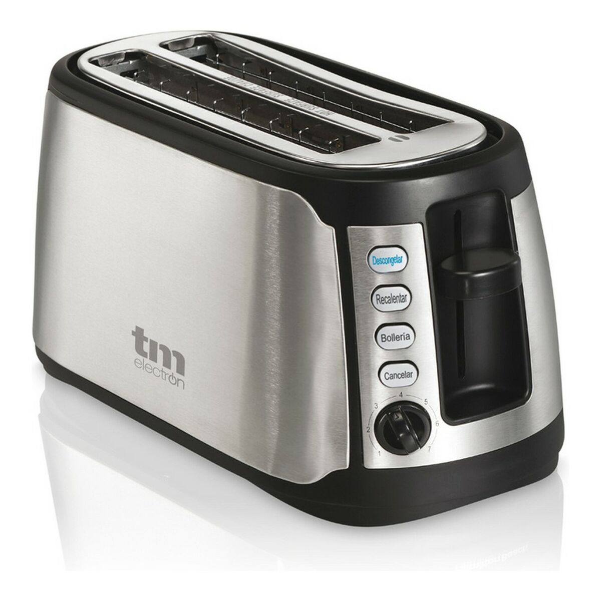 Toaster Grau Schlitze: TM074 ELECTRON TM (1400 2) Watt,