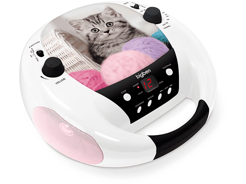 BIGBEN AU358735 CD52 - CATS3 CD Player, Mehrfarbig