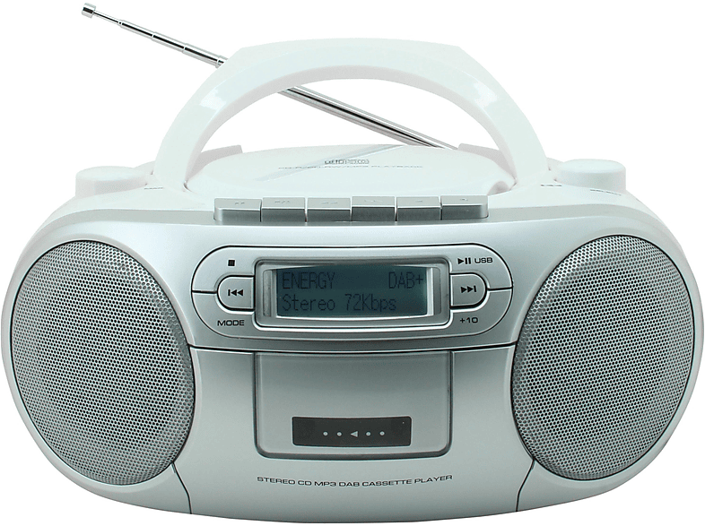 WE WEISS Weiß/Silber SCD SOUNDMASTER Radio, 7900