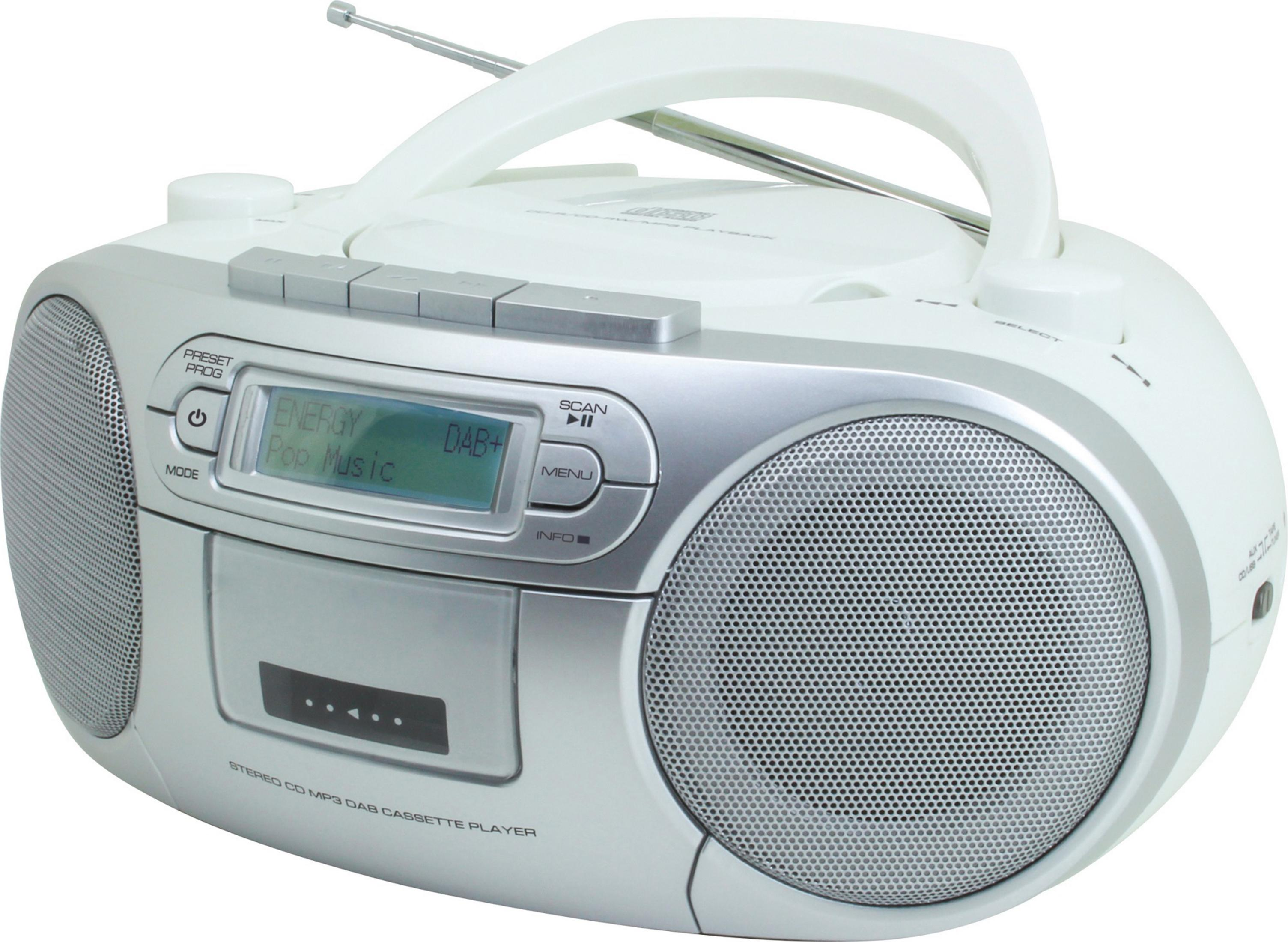 Radio, WE SOUNDMASTER Weiß/Silber SCD WEISS 7900