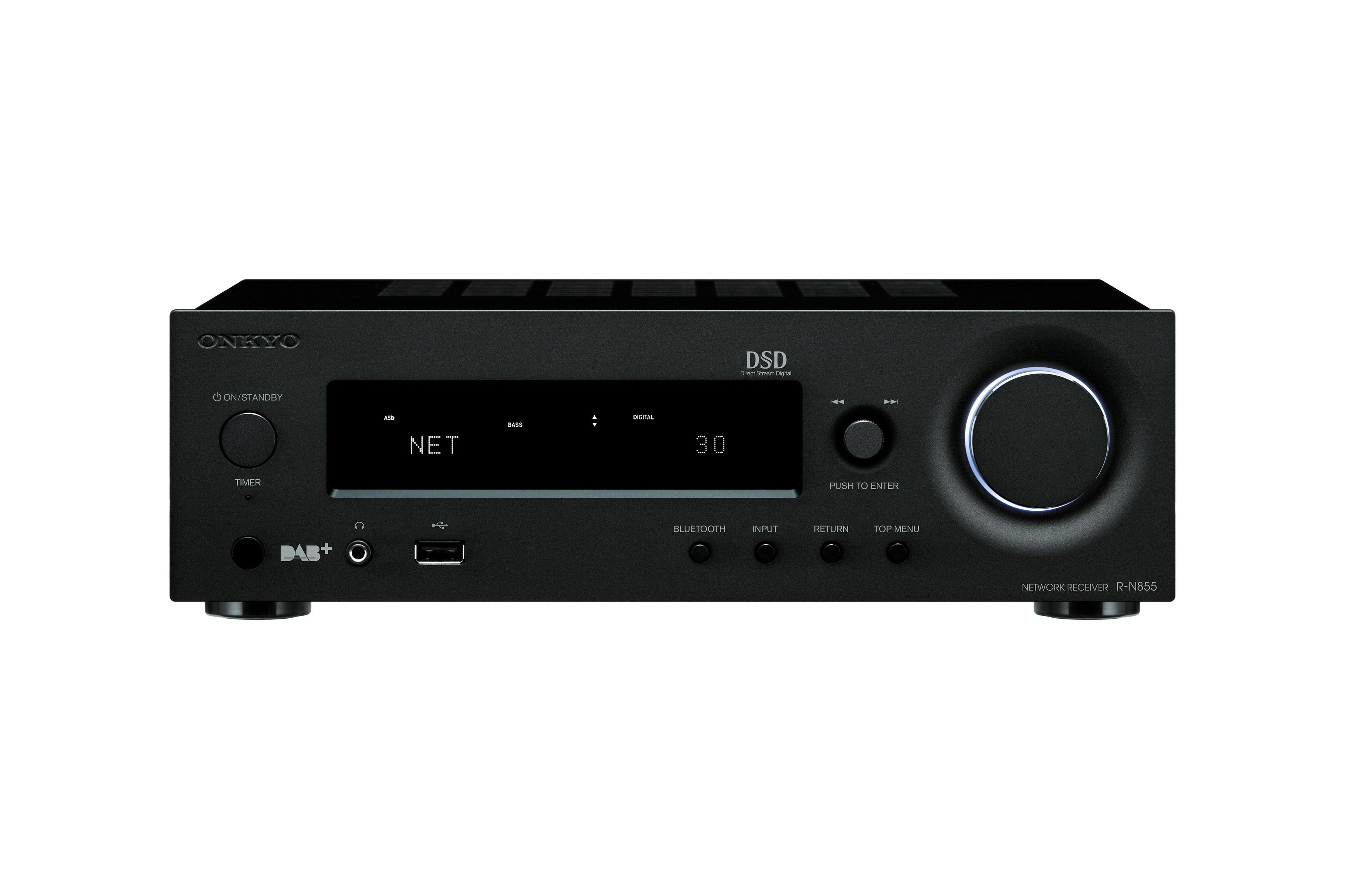 (2 COMPACT Watt R-N RECEIVER ONKYO STEREO 70 Stereo Netzwerk-Receiver 855 Kanal, Kanäle, Schwarz) / (B) pro