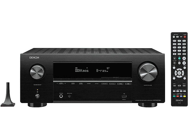 HDABBKE2 AVR-X AV-Receiver DENON (7.2 2700 Kanäle, Schwarz)