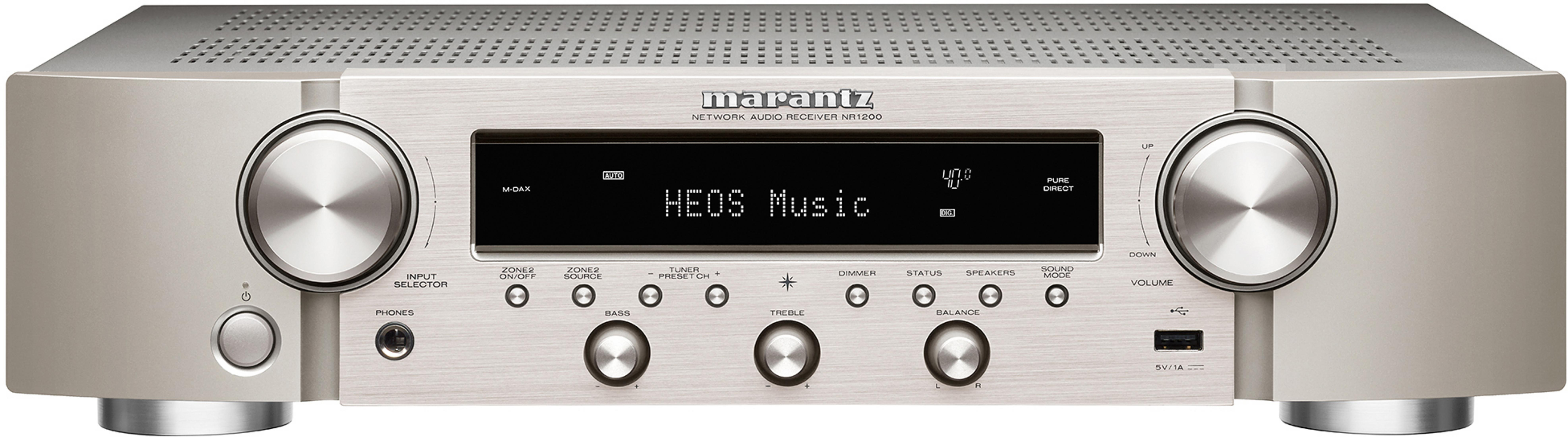 MARANTZ NR 1200 N1SG SILBERGOLD Stereo Netzwerk Receiver (2.1 