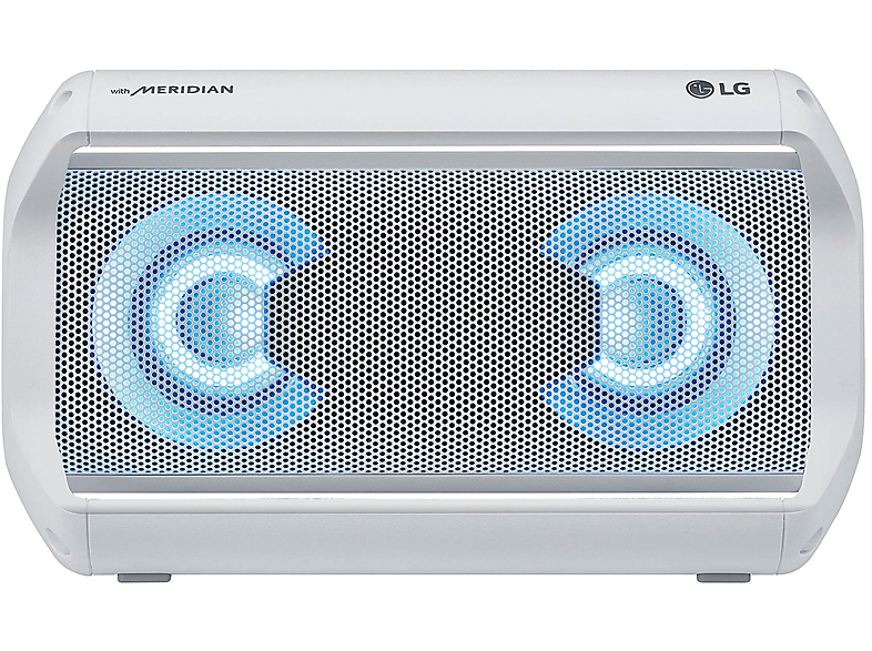 LG PK 5 W.DEUSLLK Lautsprecher, Weiß, Bluetooth Wasserfest