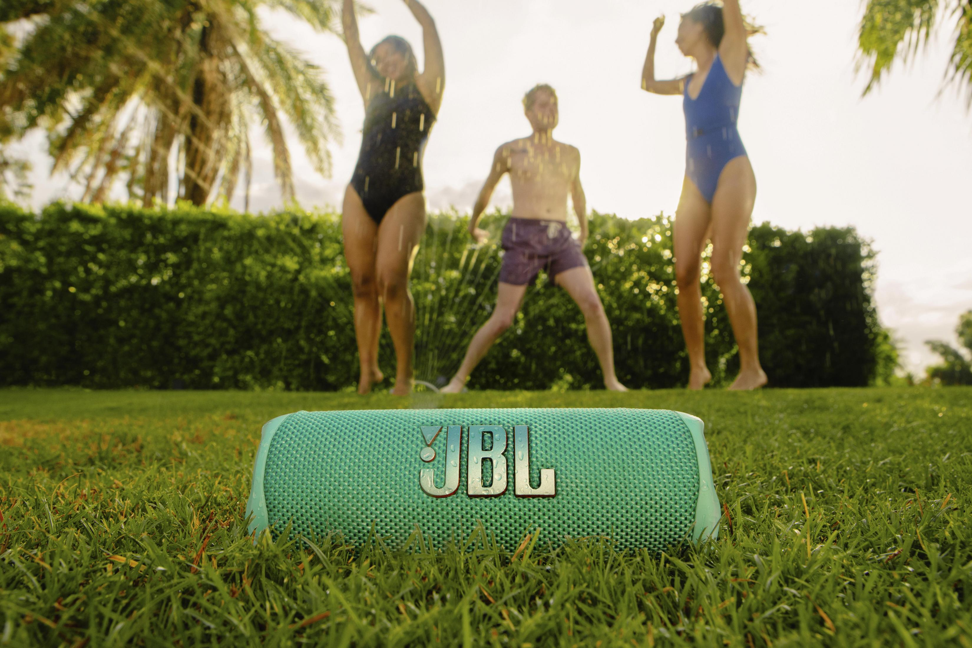 Lautsprecher, JBL Schwarz, Bluetooth Wasserfest FLIP 6 BLK