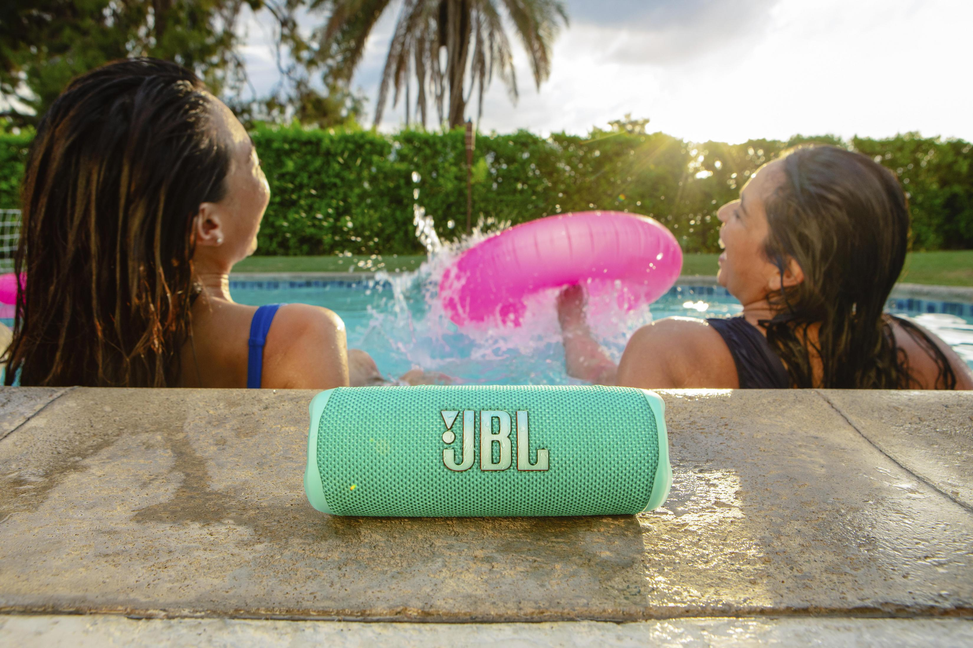 JBL FLIP Bluetooth Wasserfest Lautsprecher, Schwarz, 6 BLK
