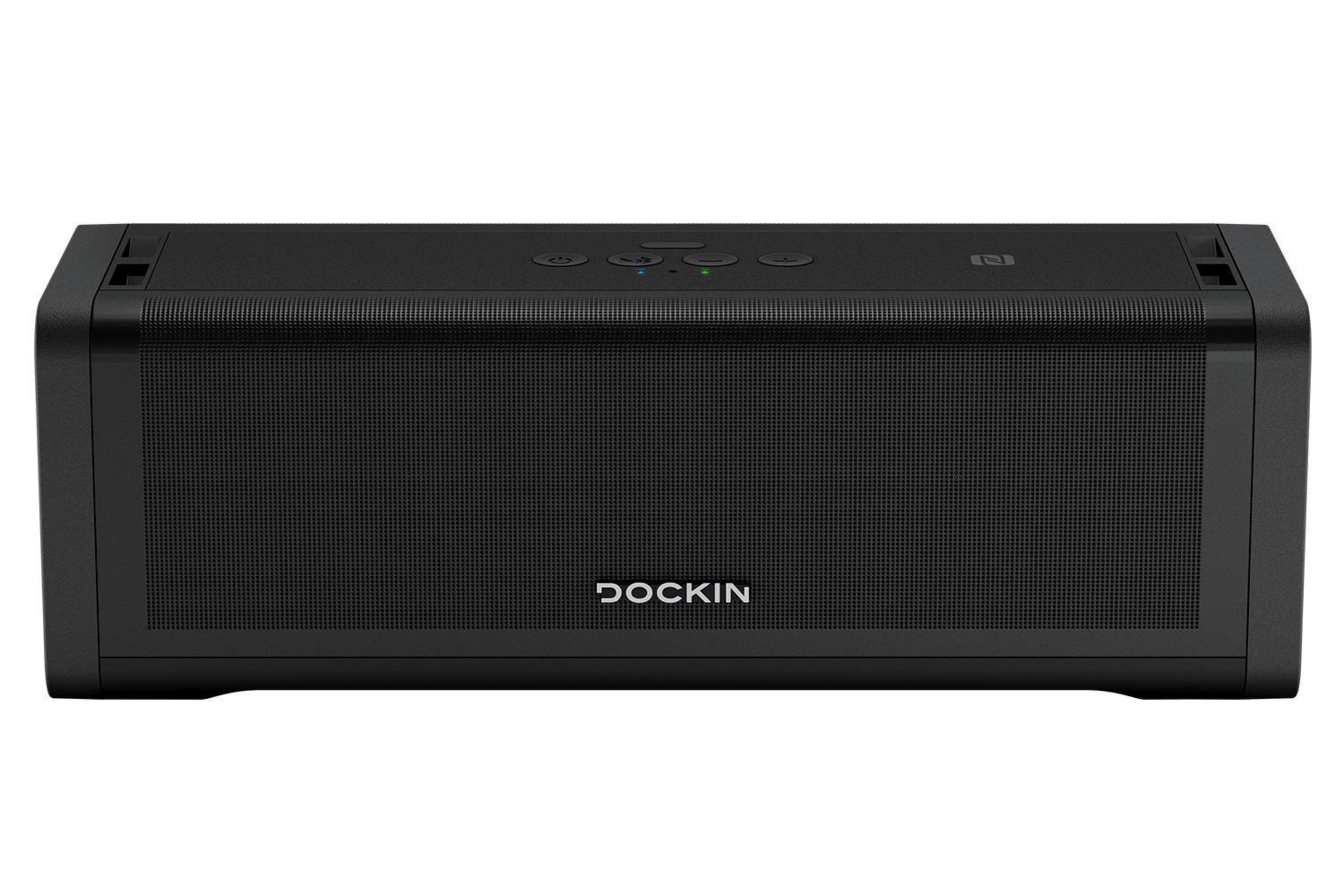 DOCKIN 15436 DOCKIN FINE+ High-End-Bluetooth-Lautsprecher, 2 Schwarz, Wasserfest D