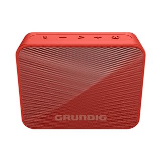 GRUNDIG GBT SOLO RED Bluetooth Lautsprecher, Rot, Wasserfest