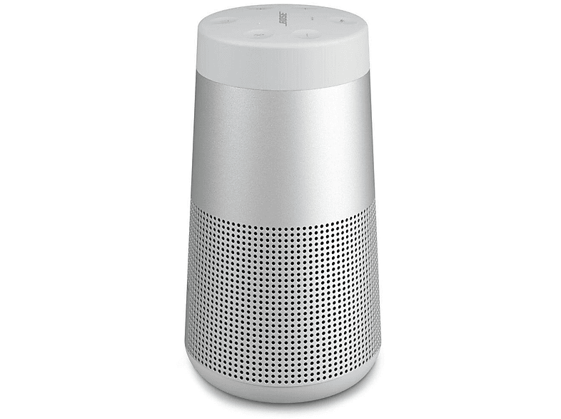 BOSE SOUNDLINK REVOLVE II GRAU Lautsprecher, Silber, Wasserfest 