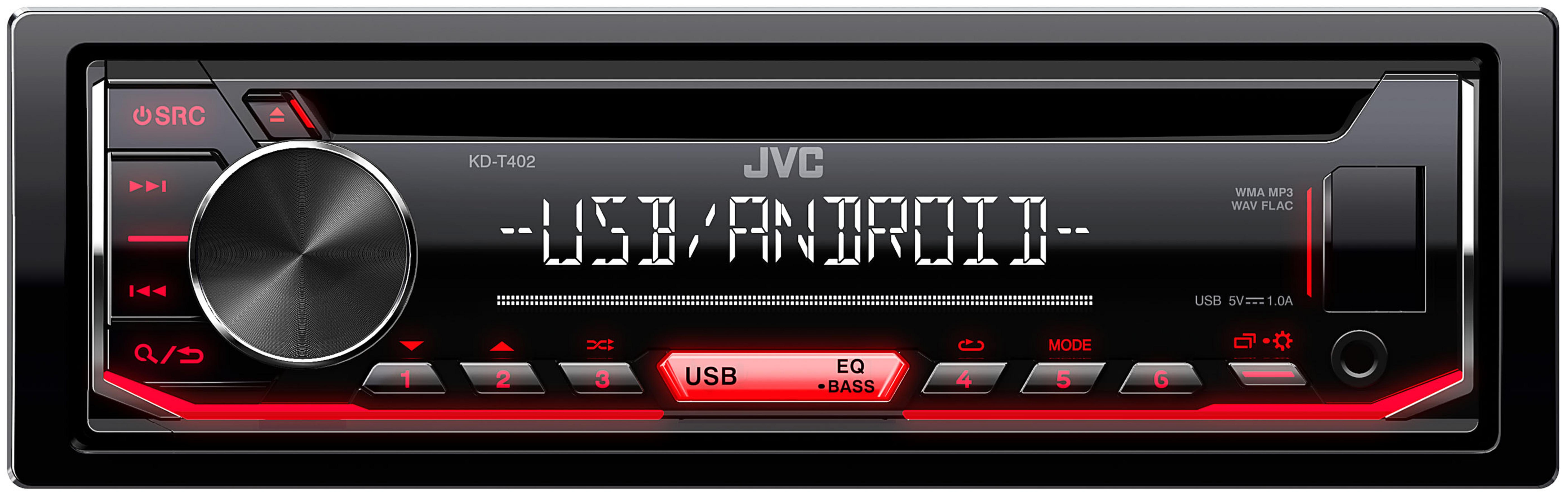 50 402 Watt Autoradio KDT 1 DIN, JVC