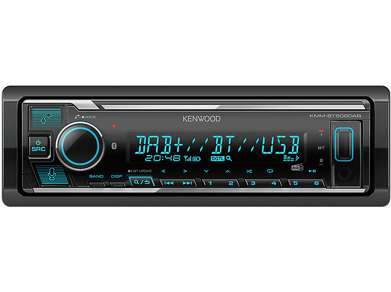 KENWOOD KMM-BT 506 DAB Autoradio 1 DIN, 50 Watt