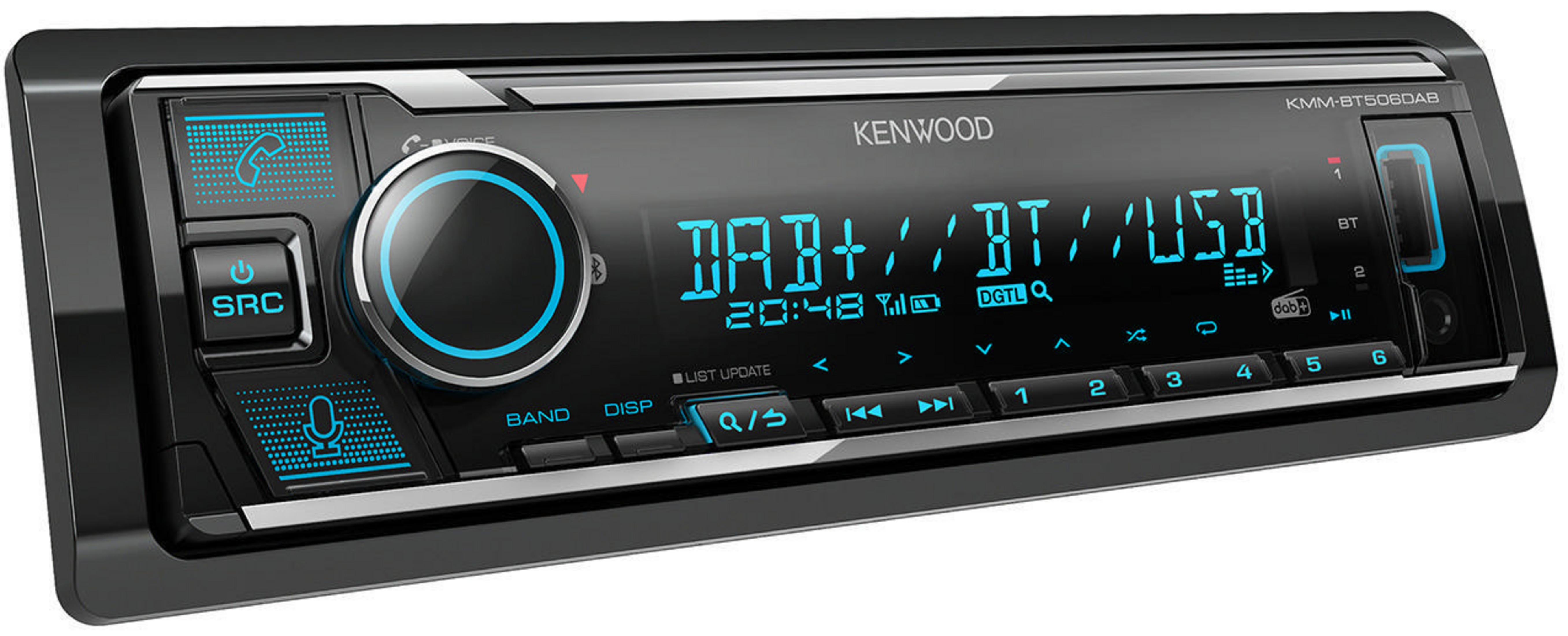 506 50 DAB KENWOOD 1 DIN, KMM-BT Watt Autoradio