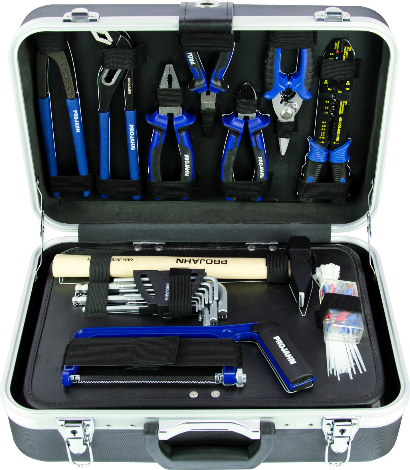 PROFICRAFT 8682 Werkzeugkoffer, Schwarz-Blau
