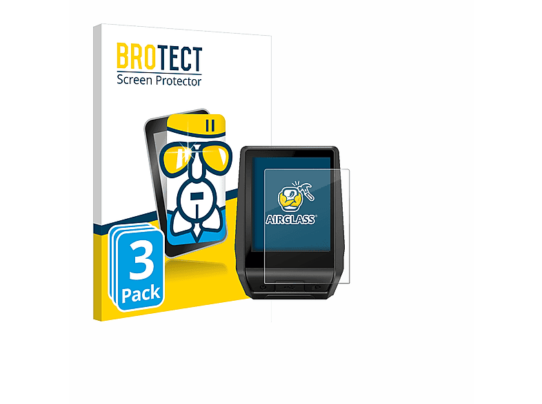 BROTECT 3x Airglass klare Schutzfolie(für Nyon Bosch 2020)