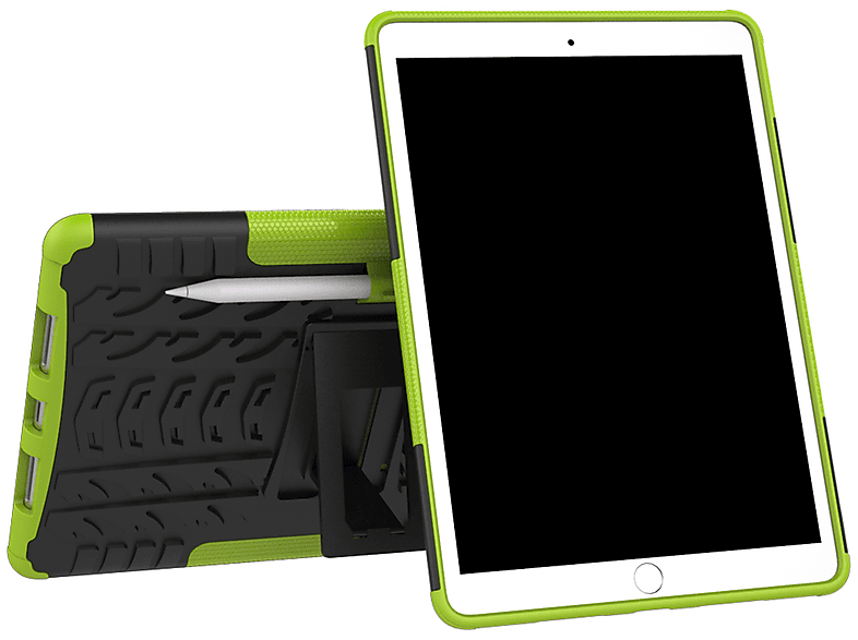 2017 Hülle Air LOBWERK iPad Pro Bookcover 2019 Schutzhülle 3 iPad Apple Kunststoff, Grün für 10.5 10.5