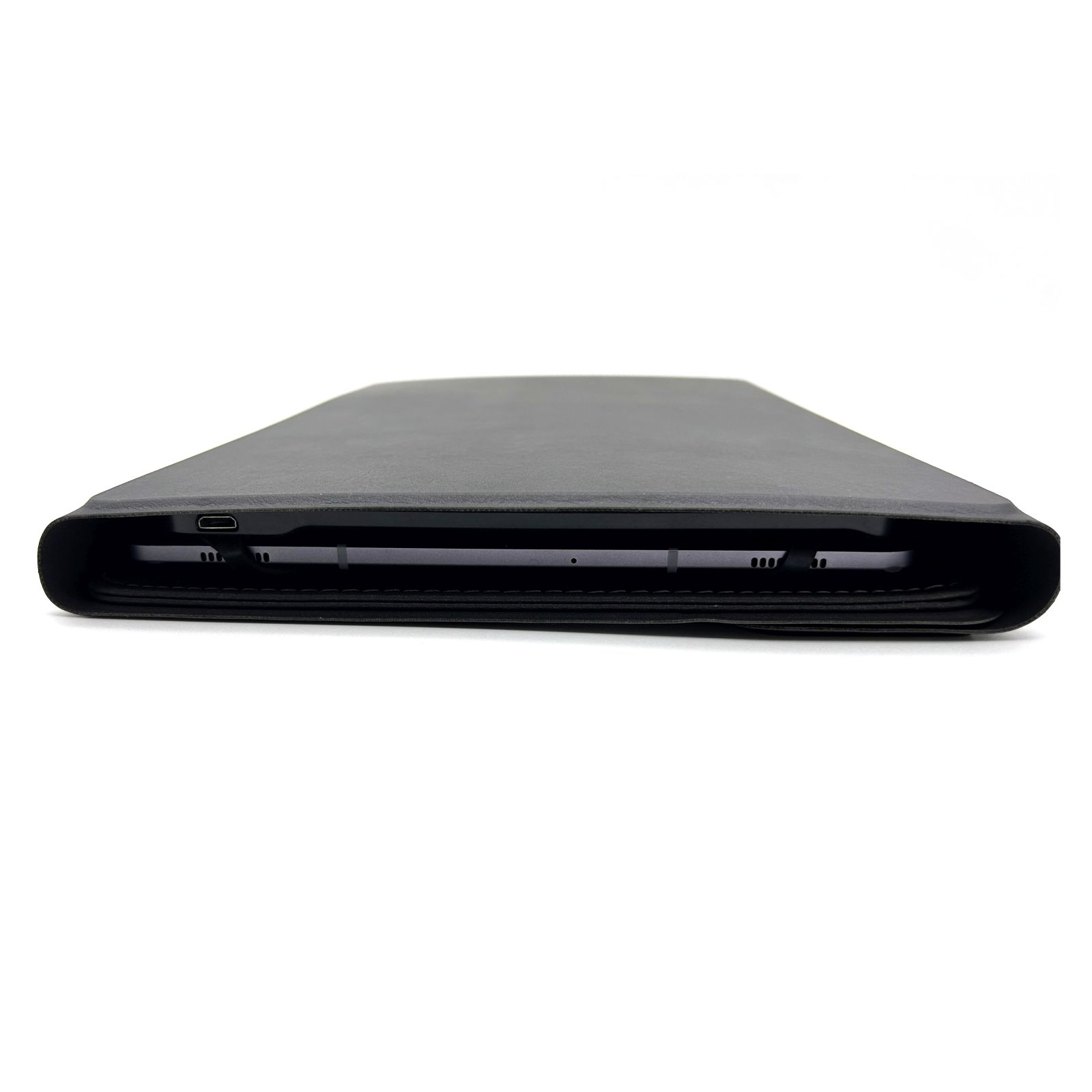LOBWERK 2in1 Set (Bluetooth für Zoll Cover) Schutzhülle für Schwarz + Bookcover Kunststoff, 9-11 Universal Tastatur
