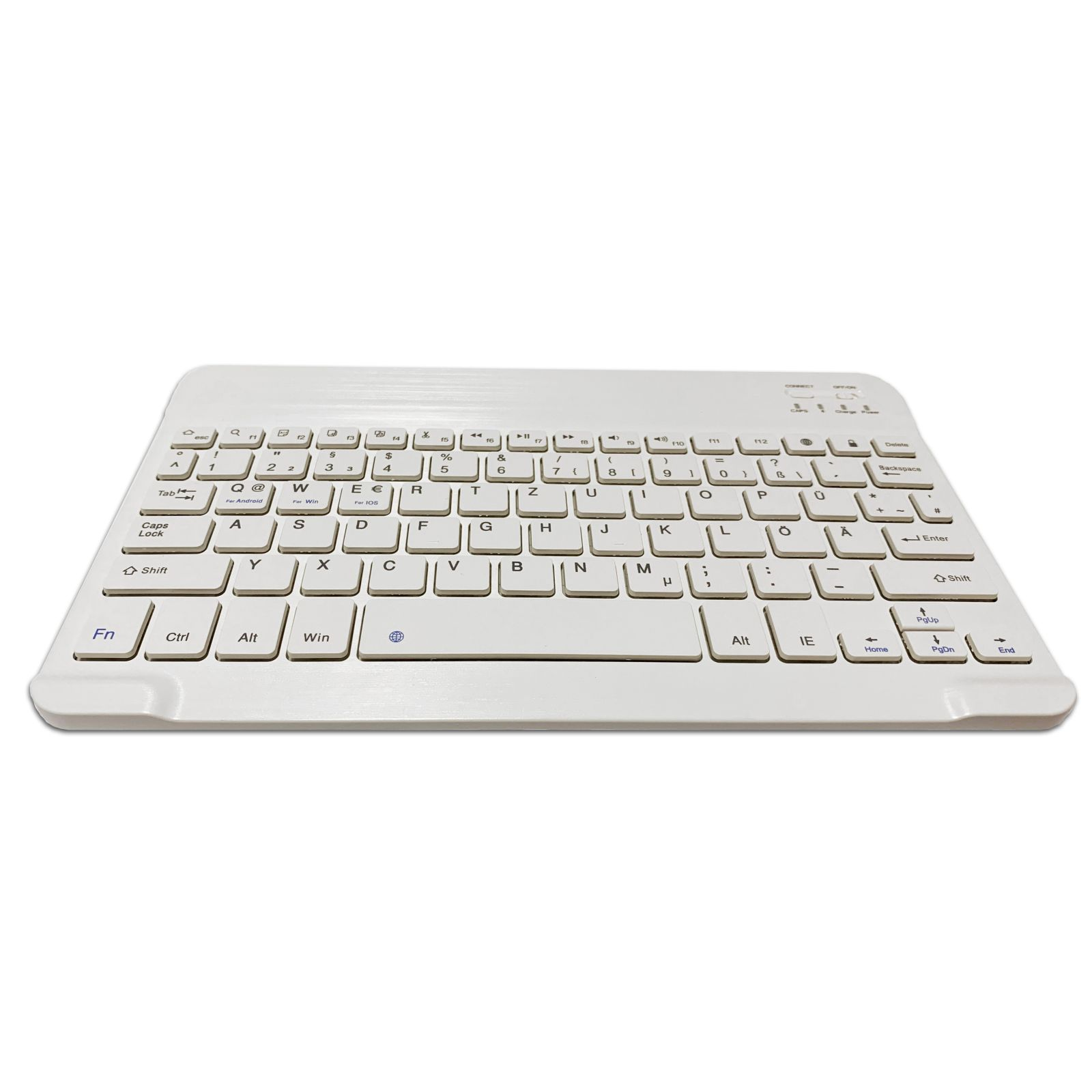 LOBWERK 2in1 Set (Bluetooth für Zoll Cover) Schutzhülle für Schwarz + Bookcover Kunststoff, 9-11 Universal Tastatur