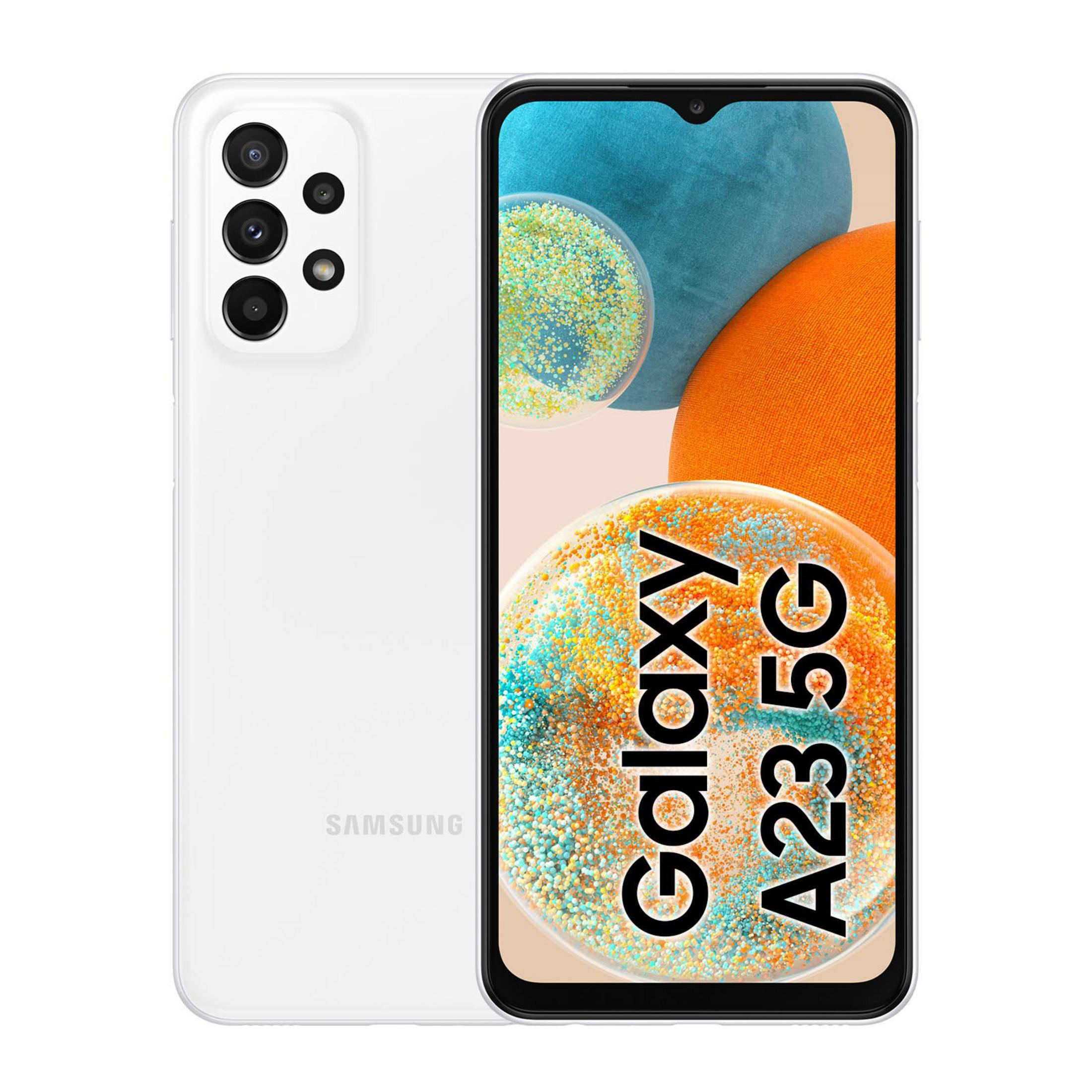 Samsung Galaxy A23 5G スマートフォン 本体 SIMフリー SAMSUNG GALAXY A23 5G 64GB WHITE 64 GB White Dual SIM | MediaMarkt