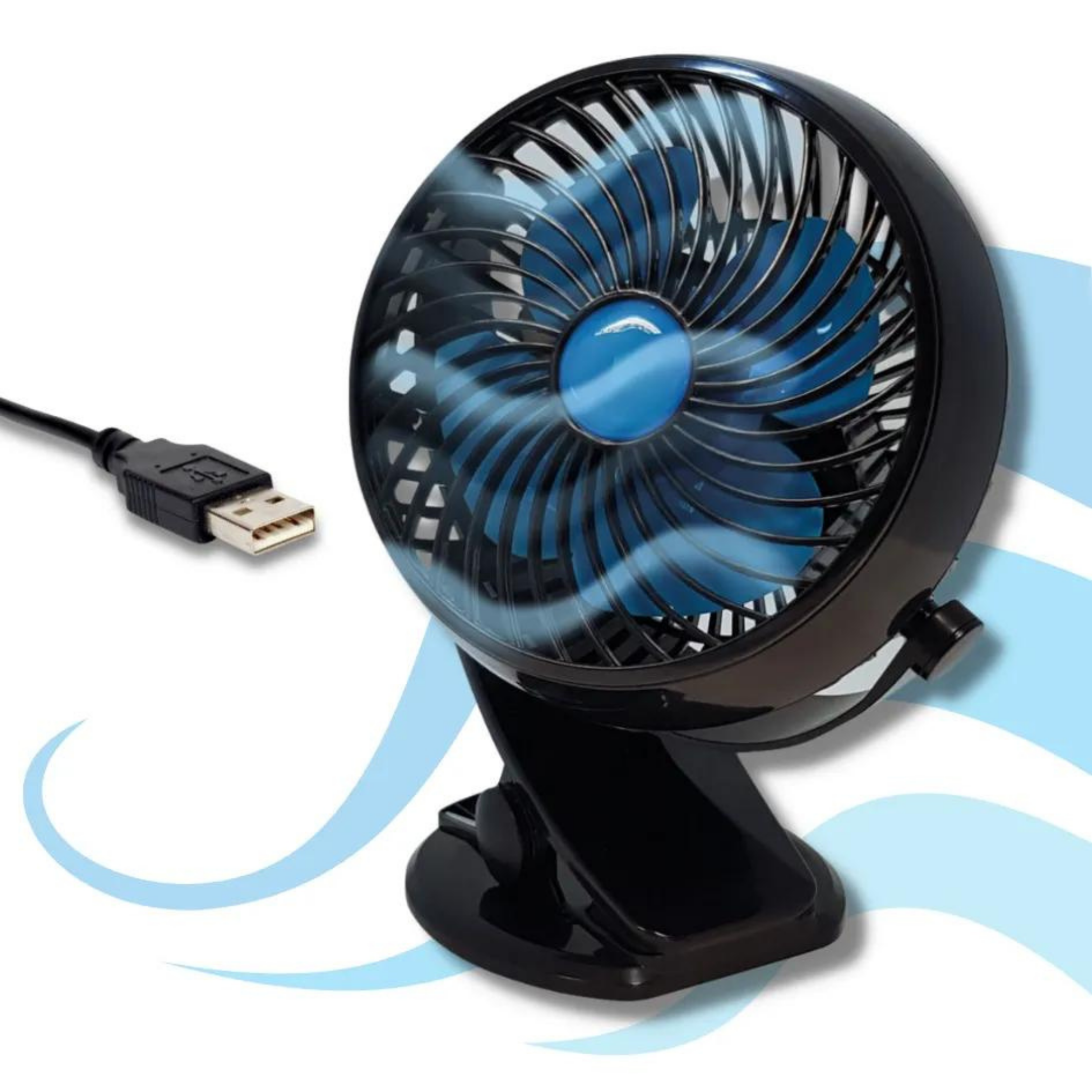 STARLYF Fast Fan Tischventilator schwarz (5 Volt)