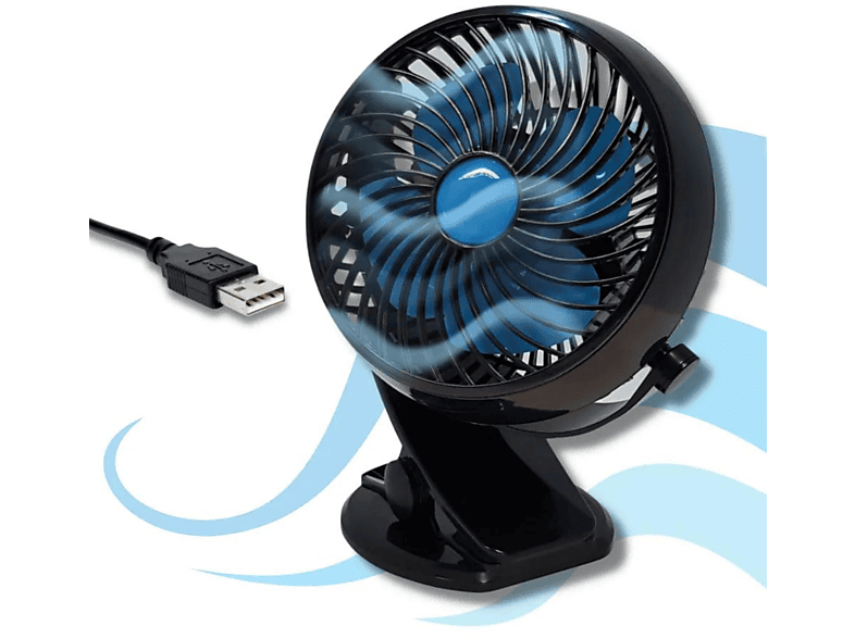 STARLYF Fast Fan Tischventilator schwarz (5 Volt) | SATURN