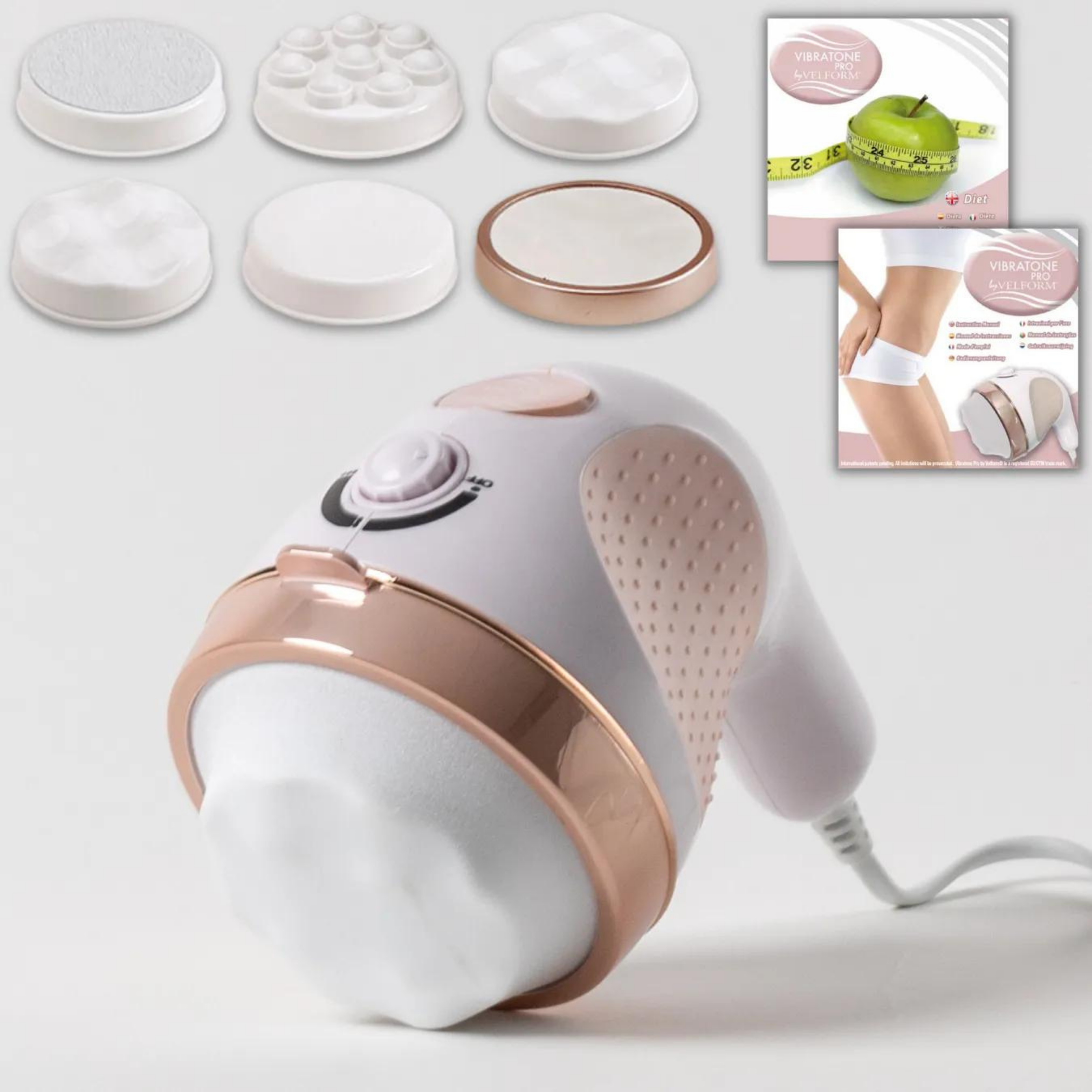 INDUSTEX Pro für Massagegerät Damen Gold Vibralux Massagegerät