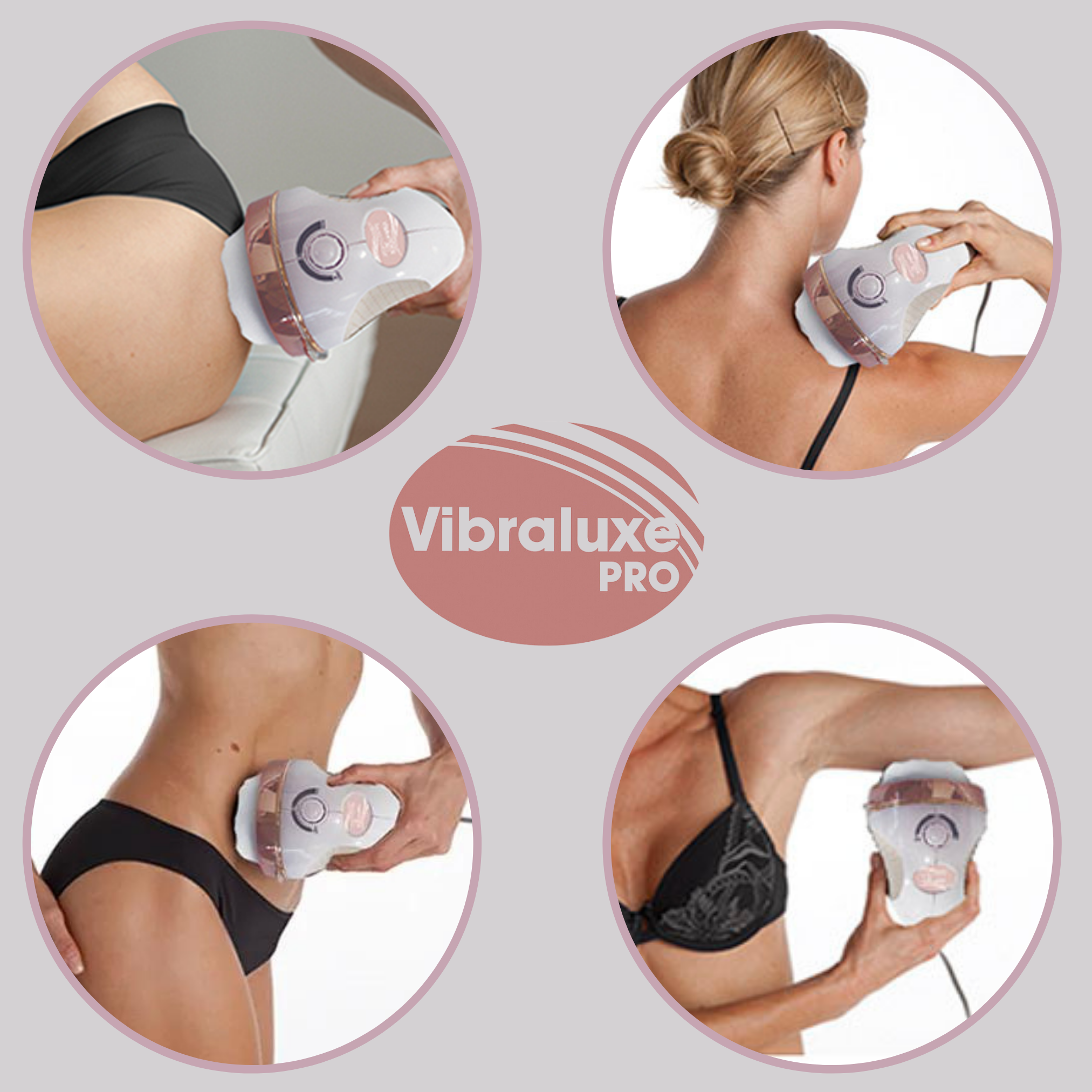 Massagegerät Pro für Vibralux Massagegerät INDUSTEX Damen Gold