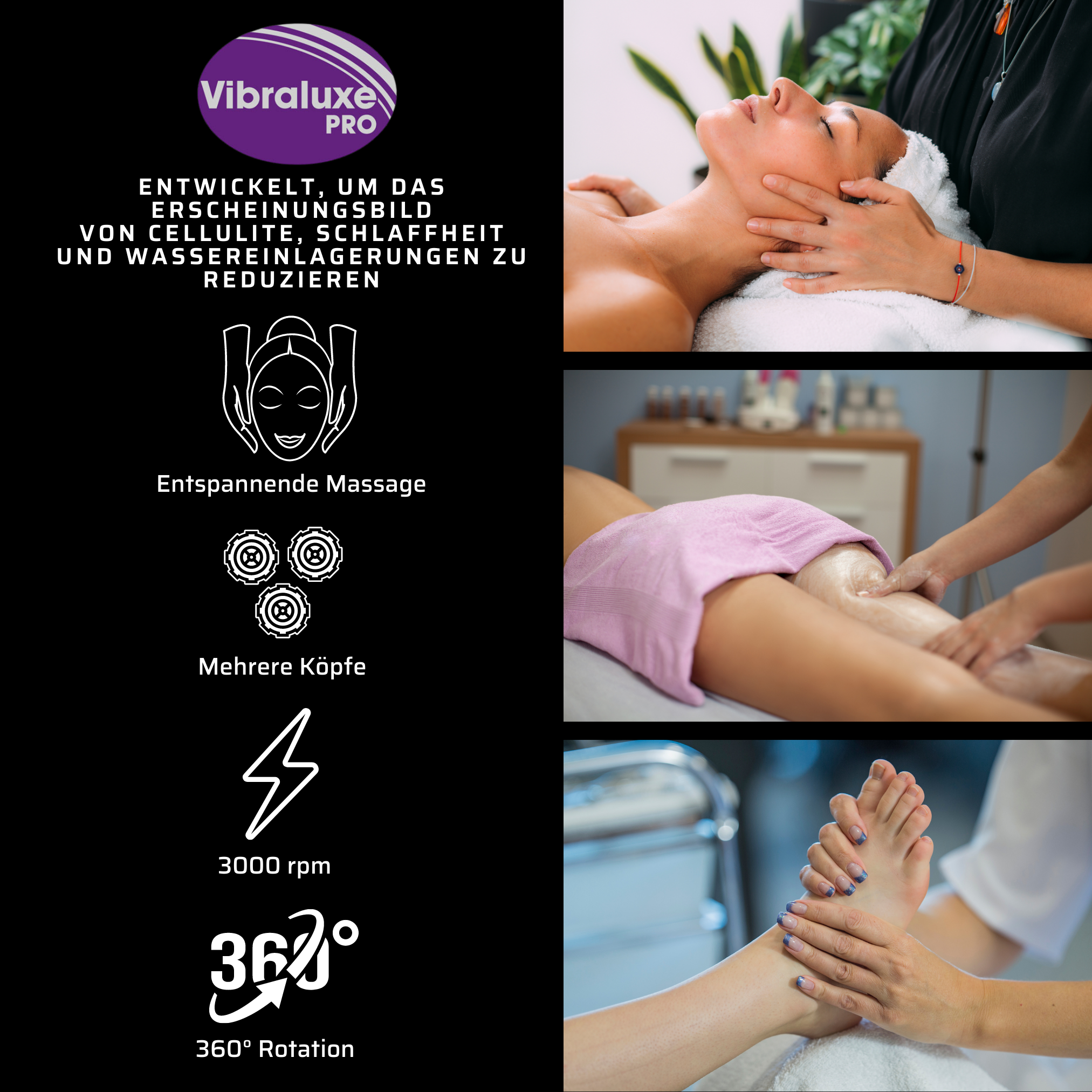 Pro Vibralux Massagegerät INDUSTEX