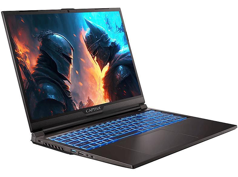 CAPTIVA Advanced Gaming I76-023, Gaming-Notebook mit 16 Zoll Display Core™ i9 Prozessor, 32 GB RAM, 1000 GB SSD, GeForce® RTX 4060, schwarz