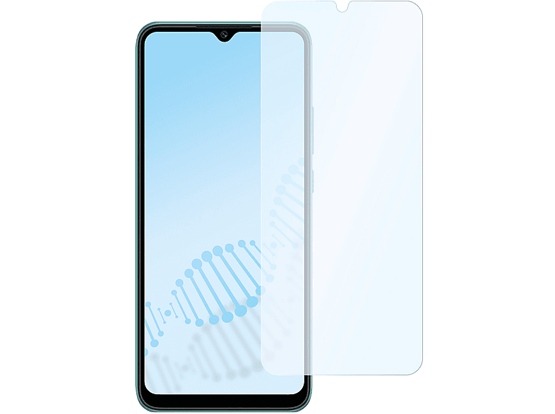 SLABO antibakteriell flexibles Hybridglas Displayschutz(für Xiaomi Xiaomi POCO C40)