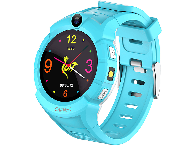 CARNEO Guard Kinder GPS + Smartwatch, Blau mini blue