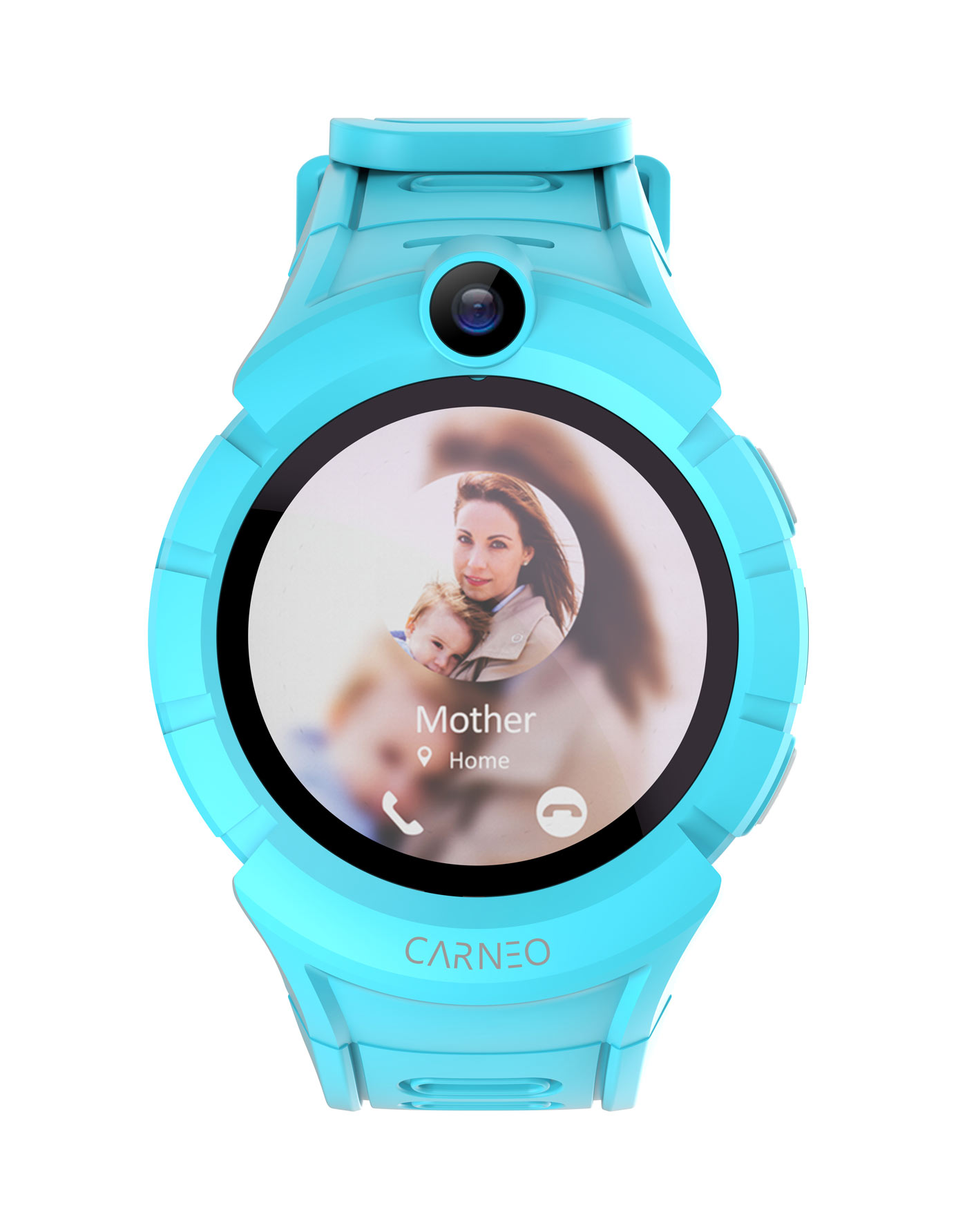 Smartwatch, mini Kinder Blau GPS + CARNEO blue, Guard