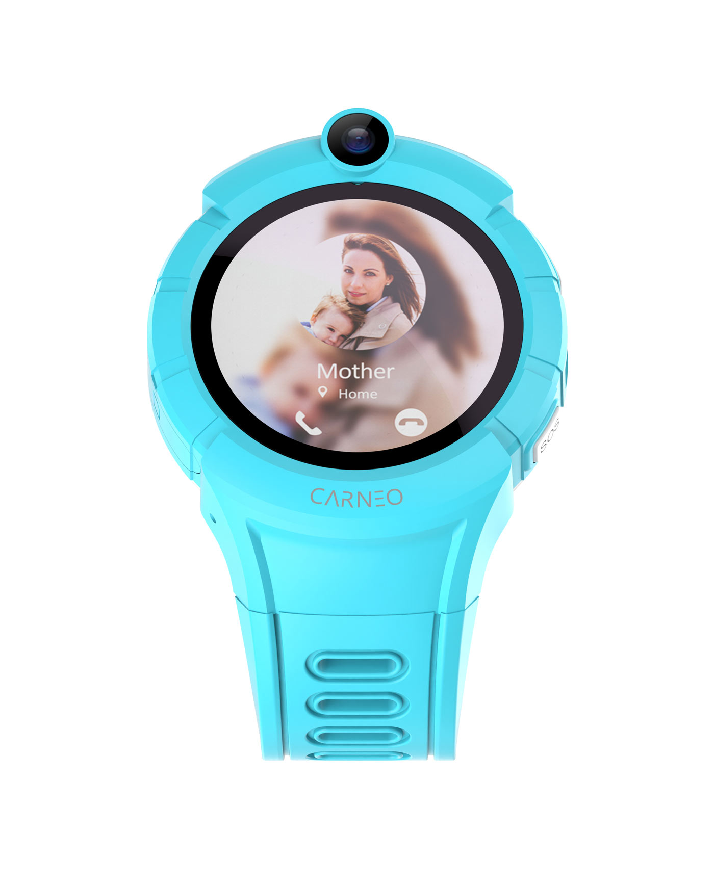 Smartwatch, mini Kinder Blau GPS + CARNEO blue, Guard