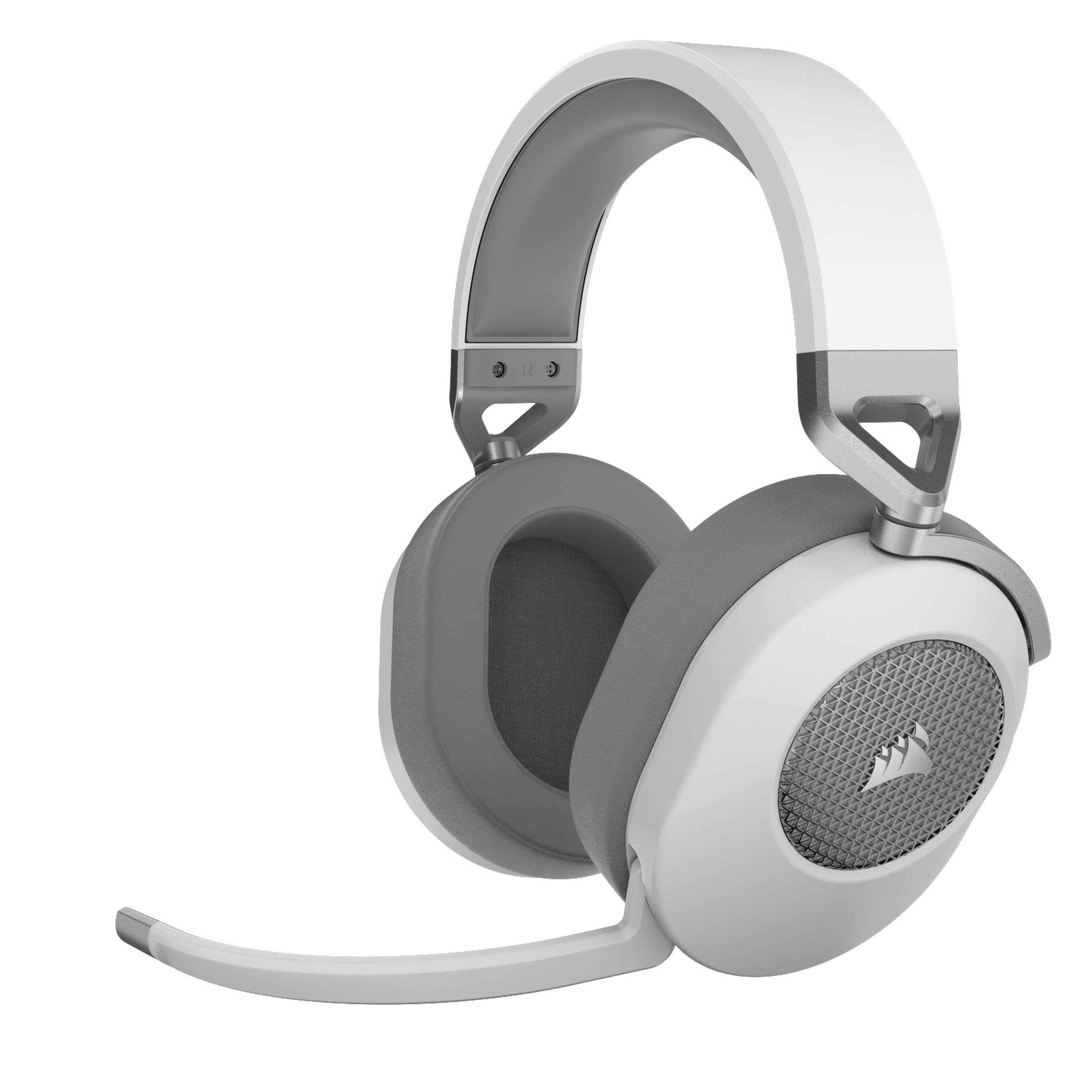 CORSAIR Gaming HS65 GAMING Weiß CA-9011286-EU HEADSET WHITE, WIRELESS Bluetooth Over-ear Headset