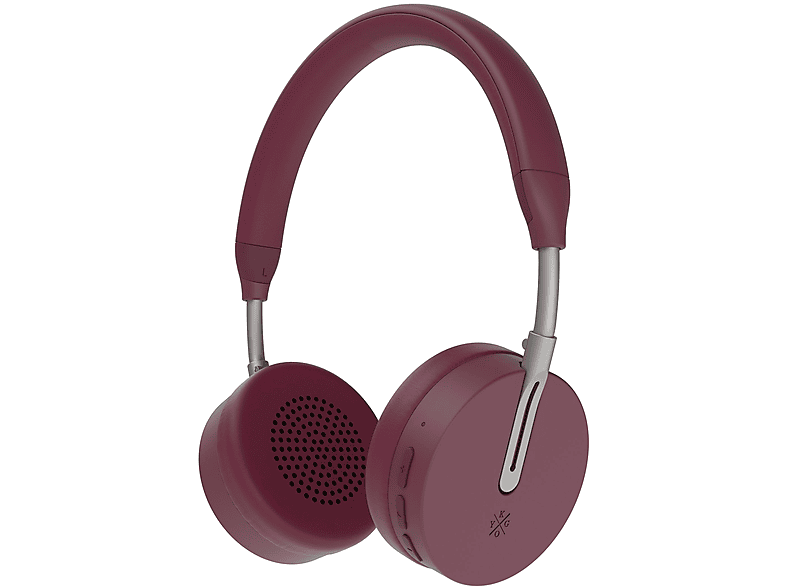 KYGO A6/500 Bluetooth BT, On-ear Kopfhörer Burgundy