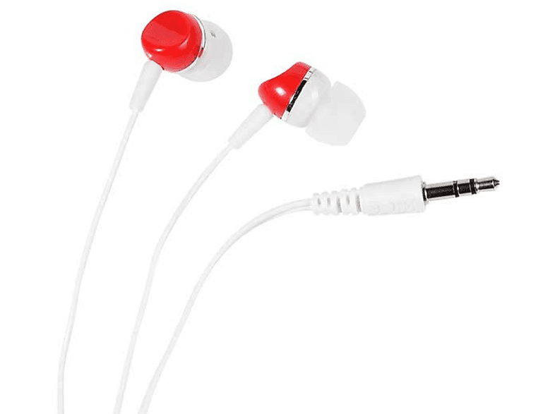 34886 SR VIVANCO In-ear Kopfhörer Rot 3 RED,