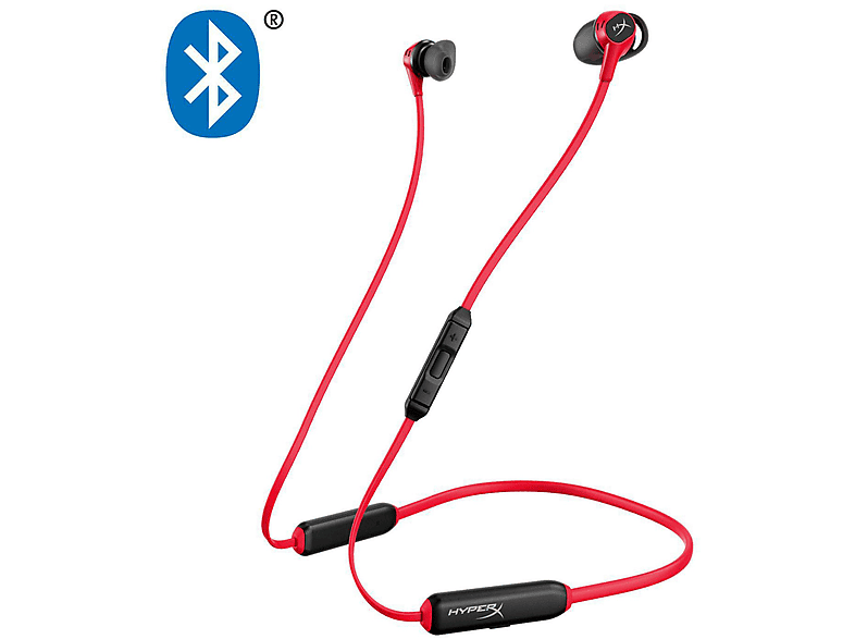 Kopfhörer HYPERX 4P5H7AA CLOUD BUDS, In-ear Schwarz/Rot Bluetooth