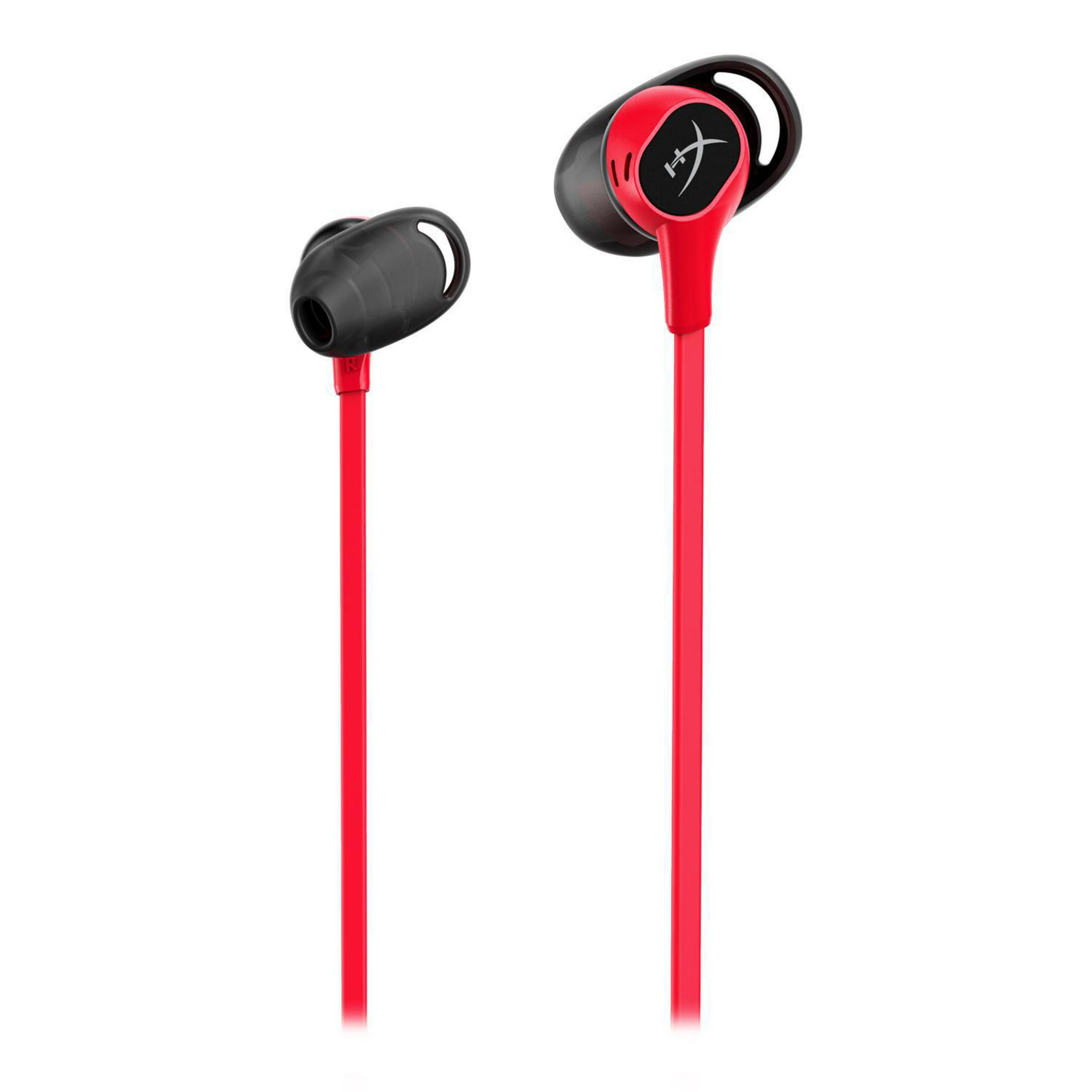CLOUD Schwarz/Rot 4P5H7AA In-ear Kopfhörer Bluetooth HYPERX BUDS,