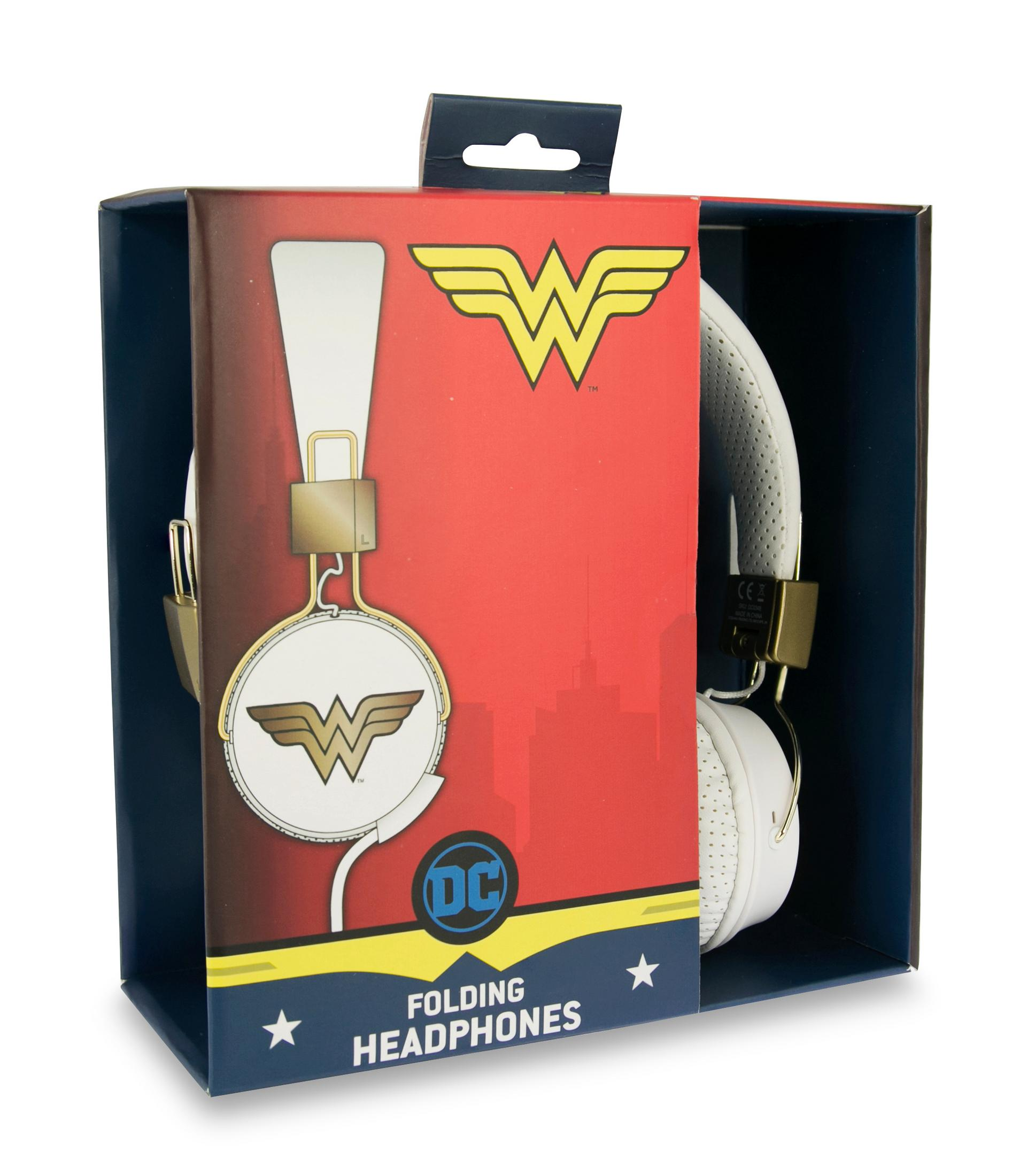 OTL 153657 WONDER WOMAN TWEEN, On-ear Kopfhörer Weiß