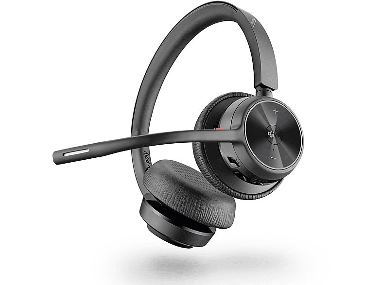 POLY 220902-01 VOYAGER 4320/R Headset MSTEAMS HEADSET, Schwarz Over-ear Bluetooth